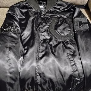 Colts Men's Black Bomber Jacket